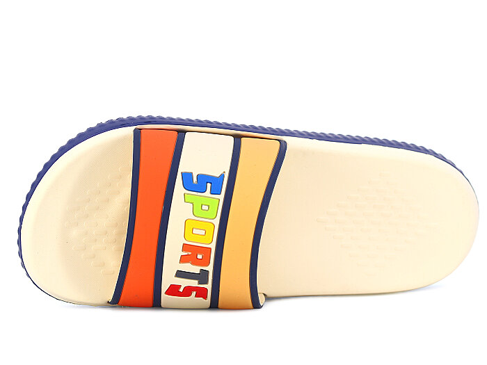 Calx Merdane M145 Masajlı Lux Eva Terlik Blond - Lacivert - 2