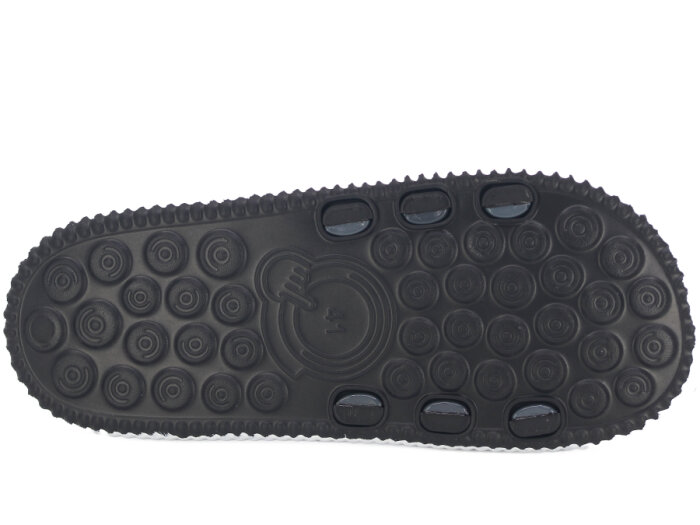 Calx Merdane M145 Masajlı Lux Eva Terlik Siyah - Beyaz - 3