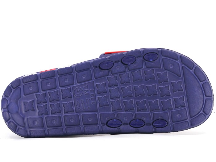 Calx Merdane M240 Masajlı Beach Lux Eva Terlik Lacivert - Kırmızı - 3