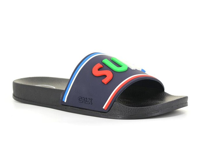 Calx Merdane MK-01 Kaydırmaz Terlik Lacivert - Calx