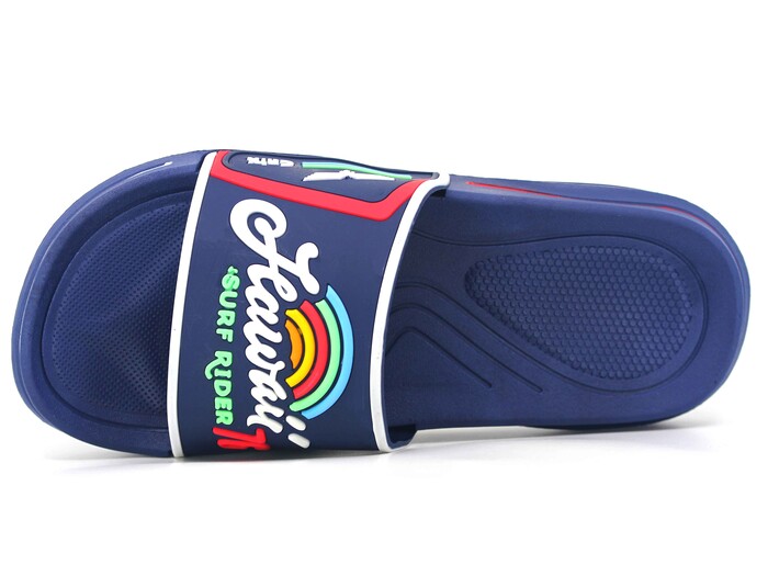 Calx Merdane MK05 Lüks Kaydırmaz Terlik Lacivert - Calx (1)