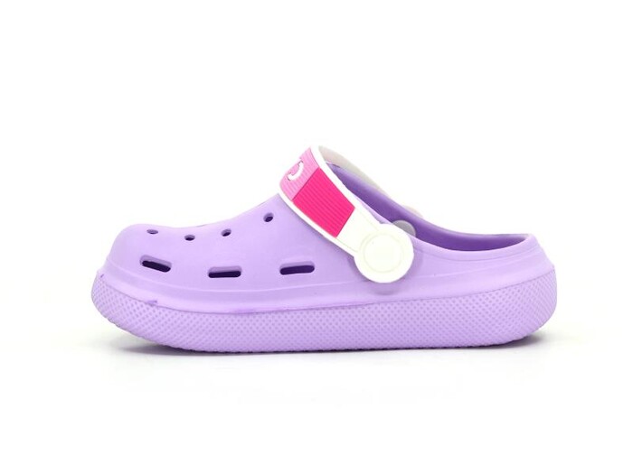 Calx Patik EB9040 Resimli Eva Cross Terlik Mor - Calx (1)