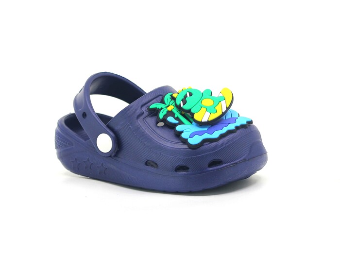 Calx Patik EB9065 Eva Cross Terlik Lacivert - Thumbnail