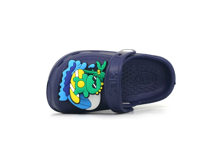 Calx Patik EB9065 Eva Cross Terlik Lacivert - Thumbnail