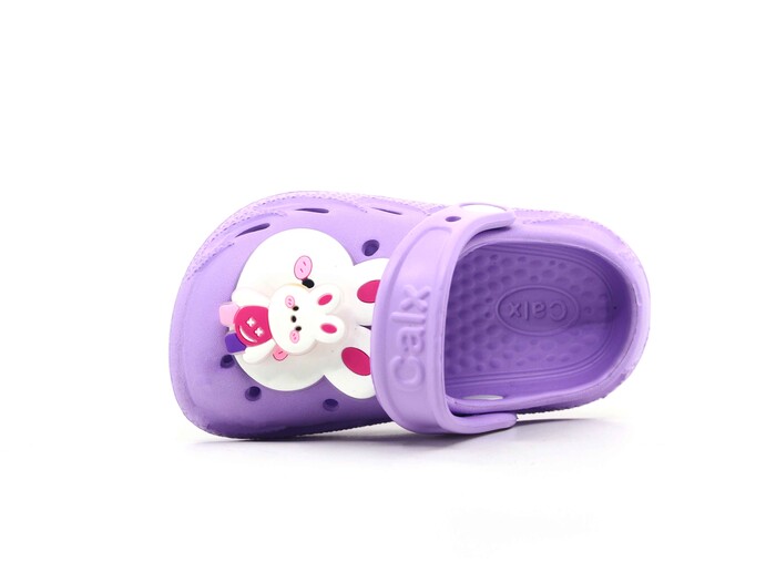 Calx Patik EB9065 Eva Cross Terlik Mor - Thumbnail