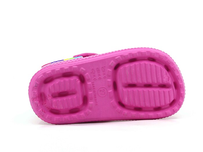 Calx Patik EP8130 Taşlı Eva Cross Terlik Fuşya - 3