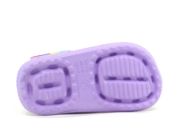 Calx Patik EP8130 Taşlı Eva Cross Terlik Mor - 3