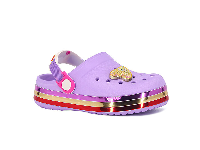 Calx Patik EP8220-1 Eva Cross Terlik Mor - 1