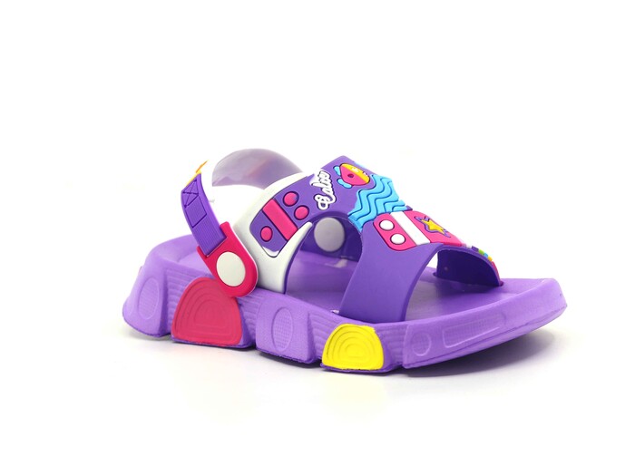 Calx Patik PS940 Eva Sandalet Beyaz - Mor