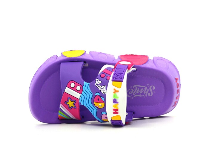 Calx Patik PS940 Eva Sandalet Beyaz - Mor