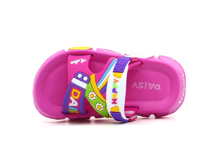 Calx Patik PS945 Eva Sandalet Beyaz - Fuşya