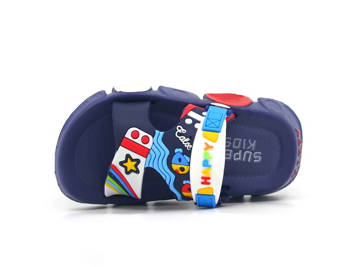Calx Patik PS950 Eva Sandalet Beyaz - Lacivert