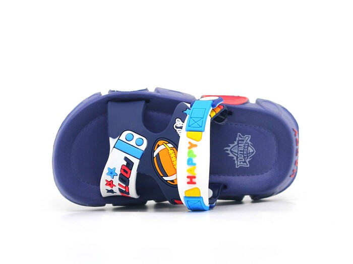 Calx Patik PS955 Eva Sandalet Beyaz - Lacivert