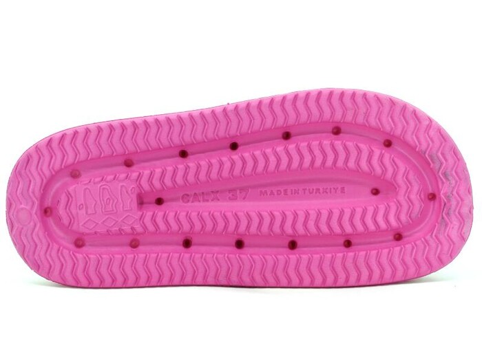 Calx Zenne EZ1210 Topuklu Pofuduk Enj. Lux Eva Terlik Fuşya - 3