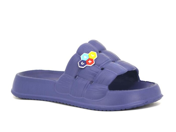 Calx Zenne EZ1210 Topuklu Pofuduk Enj. Lux Eva Terlik Lacivert - Calx