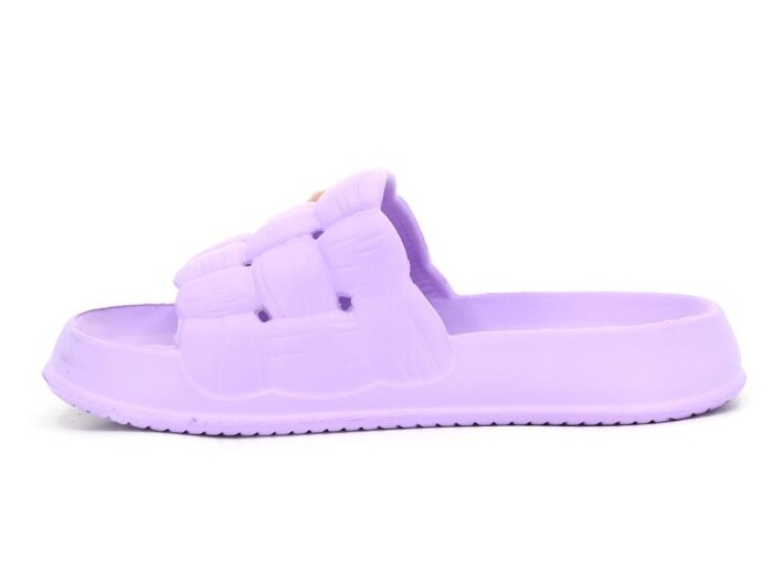 Calx Zenne EZ1210 Topuklu Pofuduk Enj. Lux Eva Terlik Mor - 2