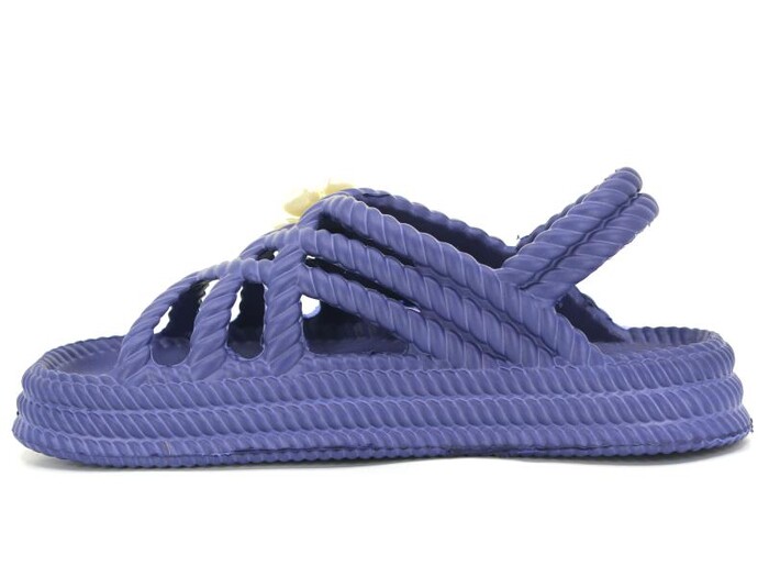 Calx Zenne EZ1270 Hasır Örgülü Eva Sandalet Lacivert - Calx (1)