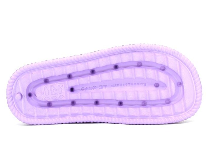 Calx Zenne EZ1270 Hasır Örgülü Eva Sandalet Mor - 3