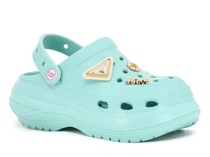 Calx Zenne EZ1315 Platform Eva Kutulu Cross Terlik Yeşil - Calx