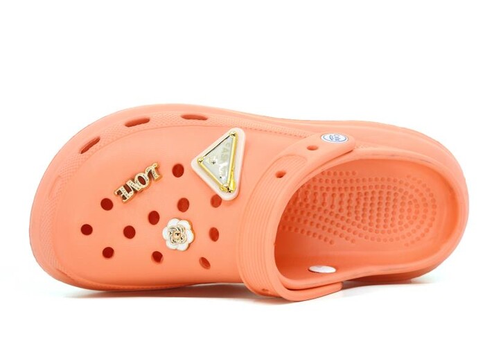 Calx Zenne EZ1325 Topuklu Eva Kutulu Cross Terlik Kavun - Calx (1)