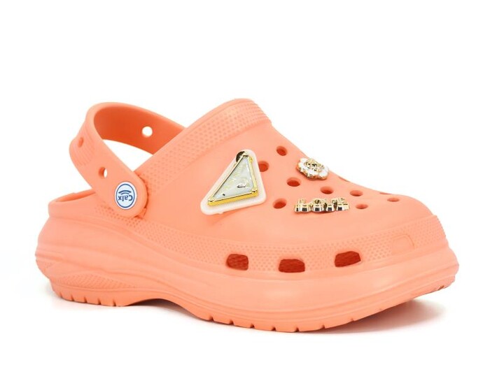 Calx Zenne EZ1325 Topuklu Eva Kutulu Cross Terlik Kavun - Calx