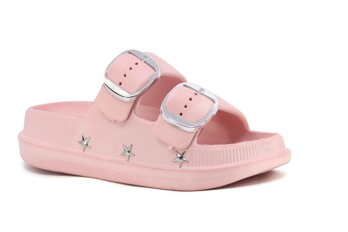 Calx Zenne EZ1340-1 Çift Toka Kutulu Lux Eva Terlik Pudra - Calx