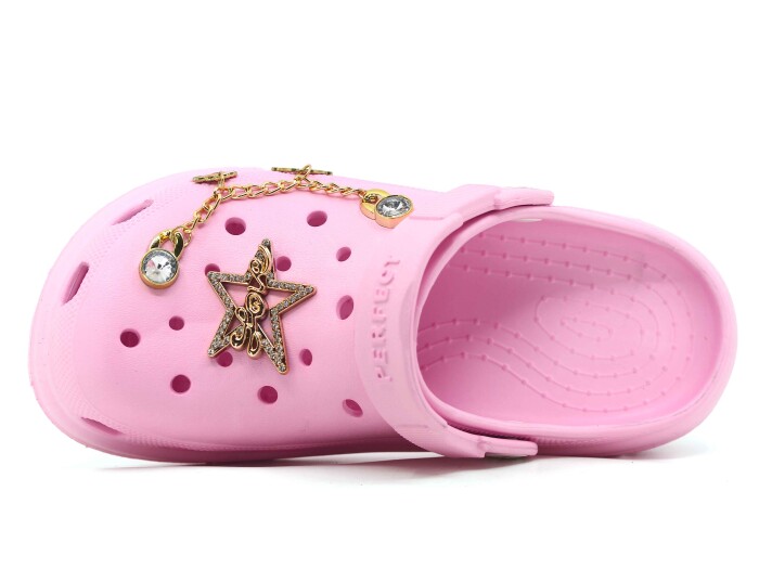 Calx Zenne EZ1345 Topuklu Eva Kutulu Cross Terlik Pembe - 2