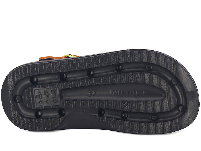 Calx Zenne EZ1350-2 Topuklu Eva Kutulu Cross Terlik Siyah - 3