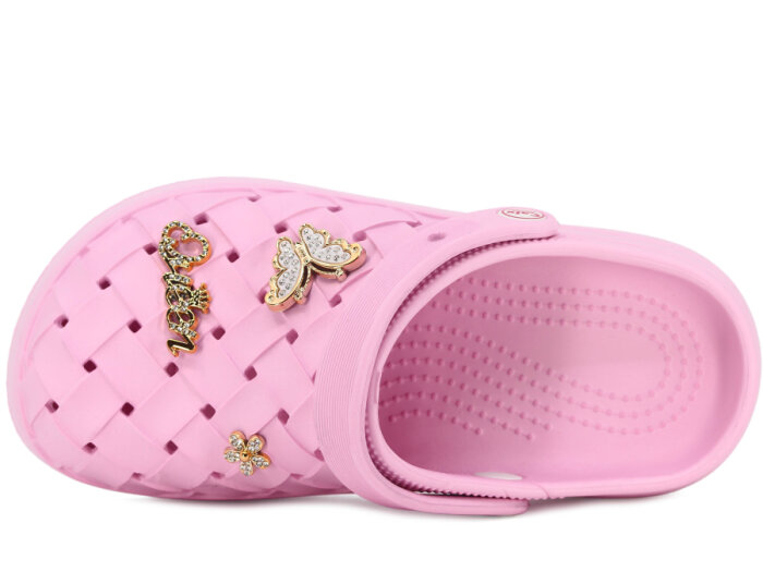 Calx Zenne EZ1350 Topuklu Eva Kutulu Cross Terlik Pembe - 2