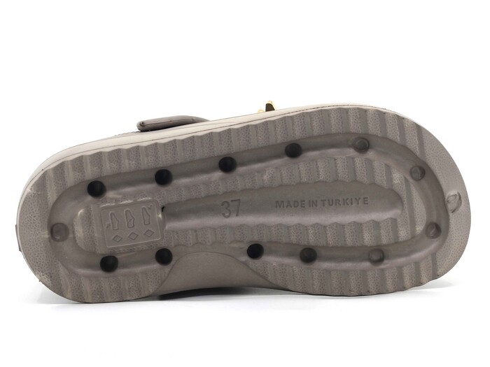 Calx Zenne EZ1350 Topuklu Eva Kutulu Cross Terlik Vizon - 3