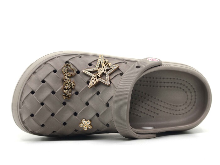 Calx Zenne EZ1350 Topuklu Eva Kutulu Cross Terlik Vizon - 2