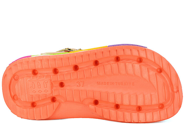 Calx Zenne EZ1370-2 Kutulu Eva Cross Terlik Kavun - 3