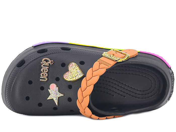 Calx Zenne EZ1370-2 Kutulu Eva Cross Terlik Siyah - Calx (1)