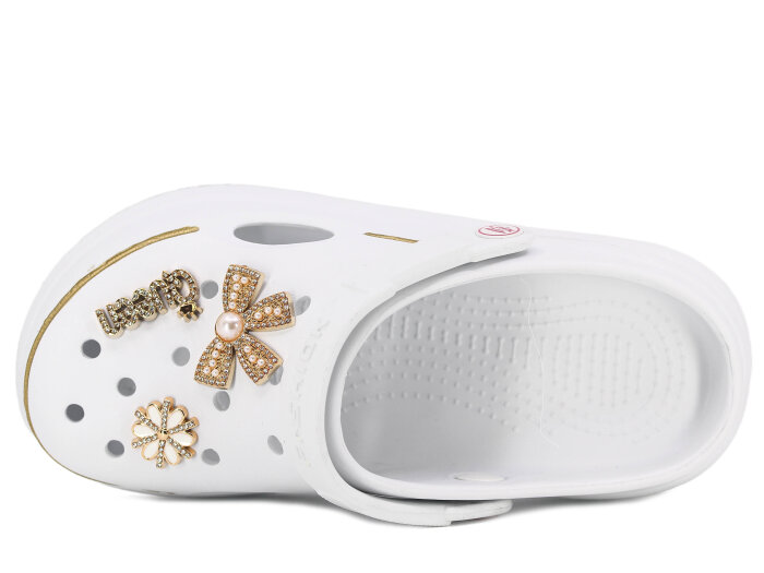 Calx Zenne EZ1380 Kutulu Eva Cross Terlik Beyaz - Calx (1)