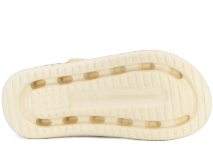 Calx Zenne EZ1380 Kutulu Eva Cross Terlik Blond - 3