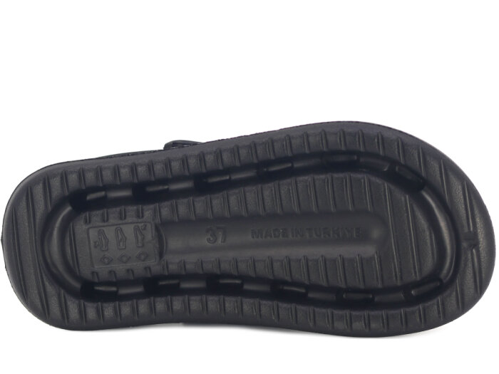 Calx Zenne EZ1380 Kutulu Eva Cross Terlik Siyah - 3