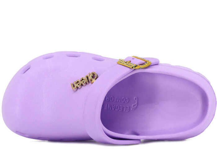 Calx Zenne EZ1400 Döngülü Eva Kutulu Cross Terlik Mor - 2