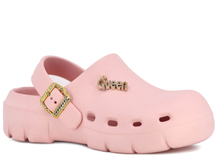 Calx Zenne EZ1400 Döngülü Eva Kutulu Cross Terlik Pudra - 1