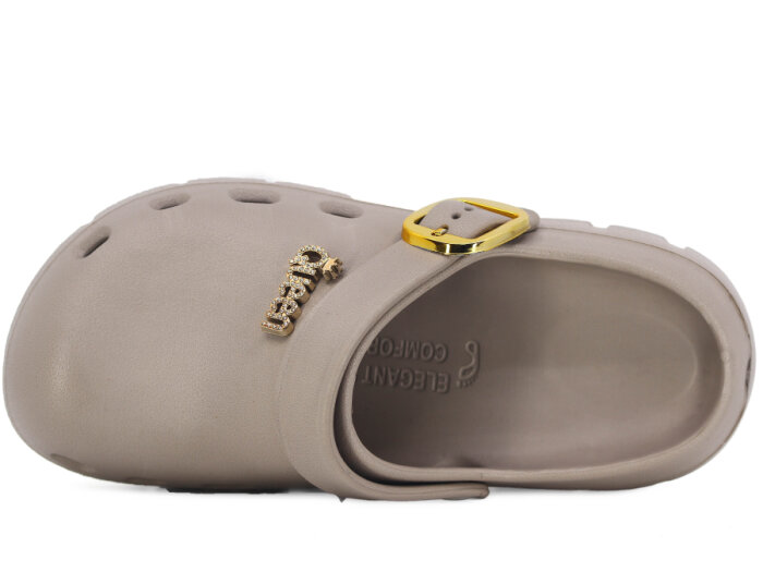 Calx Zenne EZ1400 Döngülü Eva Kutulu Cross Terlik Vizon - 2