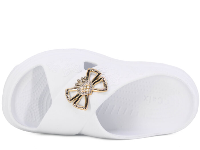 Calx Zenne EZ1410 Kutulu Lux Eva Terlik Beyaz - 2