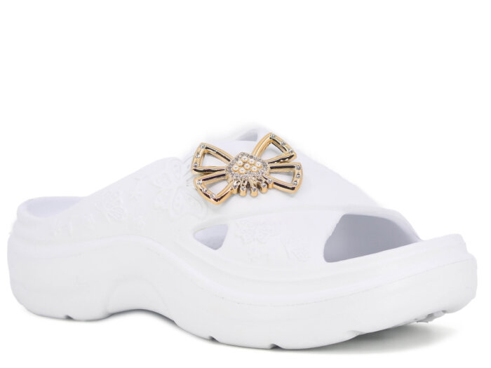 Calx Zenne EZ1410 Kutulu Lux Eva Terlik Beyaz - 1