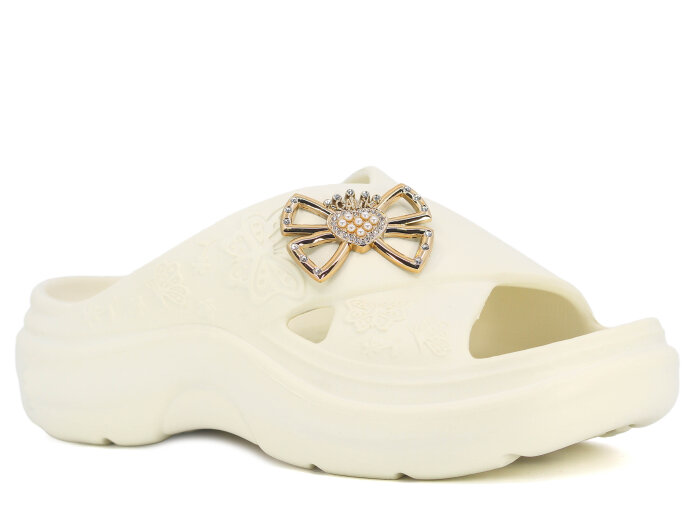 Calx Zenne EZ1410 Kutulu Lux Eva Terlik Krem - Calx