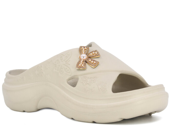 Calx Zenne EZ1410 Kutulu Lux Eva Terlik Kum Beji - Calx