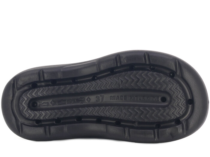 Calx Zenne EZ1410 Kutulu Lux Eva Terlik Siyah - 3