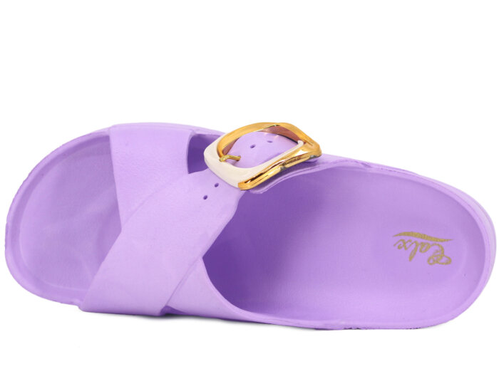 Calx Zenne EZ1420 Kutulu Lux Eva Terlik Mor - 2