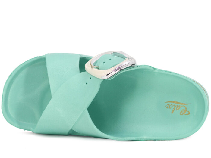 Calx Zenne EZ1420 Kutulu Lux Eva Terlik Yeşil - 2