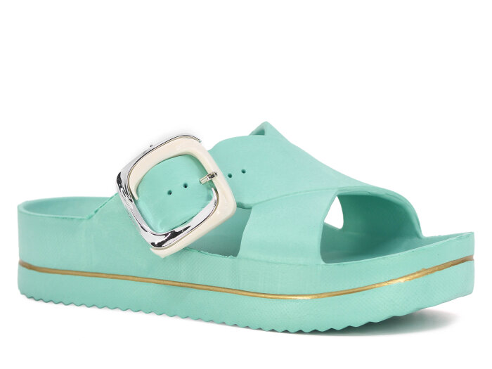 Calx Zenne EZ1420 Kutulu Lux Eva Terlik Yeşil 