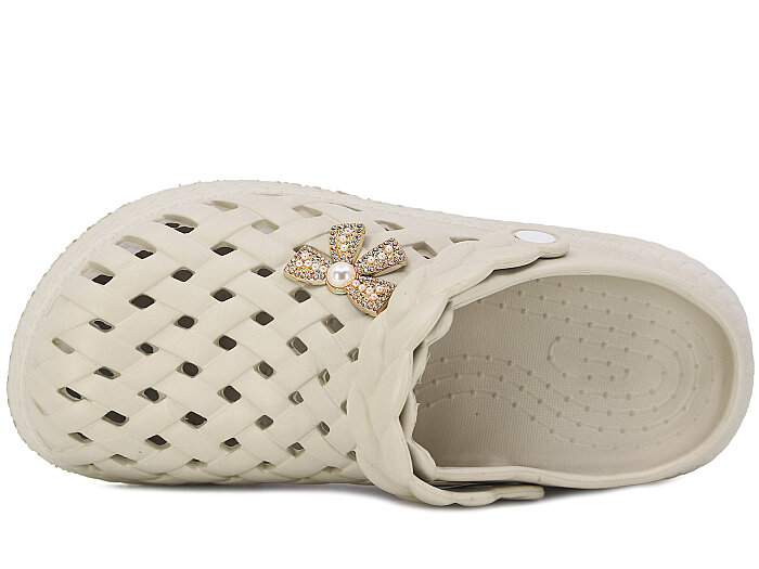 Calx Zenne EZ1430 Döngülü Eva Kutulu Cross Terlik Bej - Calx (1)