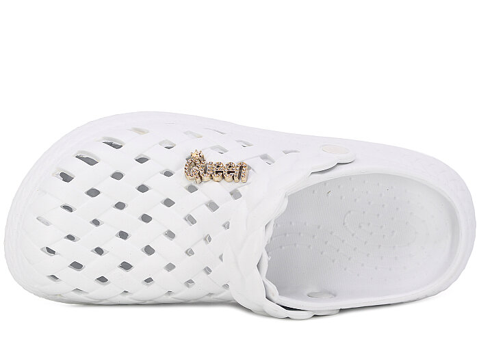 Calx Zenne EZ1430 Döngülü Eva Kutulu Cross Terlik Beyaz - 2