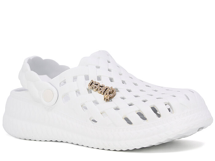 Calx Zenne EZ1430 Döngülü Eva Kutulu Cross Terlik Beyaz 